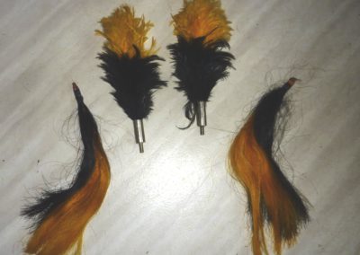 Plumes for sleigh harness