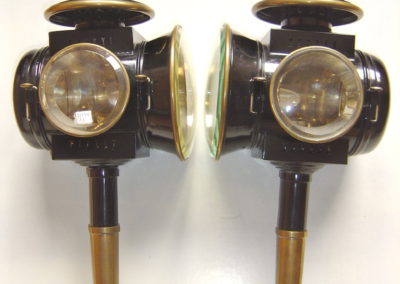Bow fronted lamps