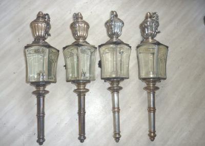 Set of 4 hearse lamps